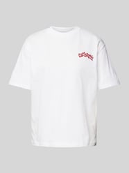 Oversized T-Shirt mit Label-Print Modell 'AMOUR' von Carhartt Work In Progress Weiß - 7