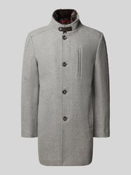 Regular fit lange jas met opstaande kraag, model 'Arsenal' van Cinque - 18