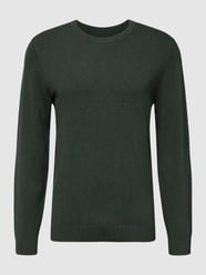 Pullover mit geripptem Rundhalsausschnitt von MCNEAL Grau - 45