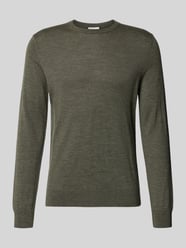 Regular Fit Strickpullover aus reiner Wolle von Profuomo - 22
