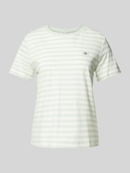 T-Shirt mit Label-Stitching von Gant - 19