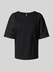 T-Shirt mit Lochstickerei Modell 'LORAINE' von Soyaconcept - 32