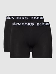 Majtki z elastycznym pasem w zestawie 2 szt. od Björn Borg Czarny - 34