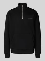 Sweatshirt mit Stehkragen und Reißverschluss von REVIEW - 34