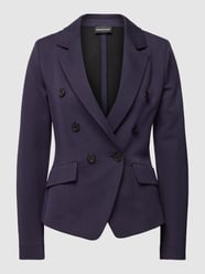 Blazer mit Strukturmuster von Emporio Armani Blau - 29