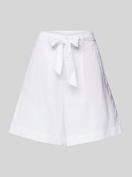Shorts mit Stoffgürtel von s.Oliver RED LABEL Weiß - 43