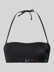 Góra od bikini z napisem z logo model 'PURE BANDEAU' od HUGO - 9