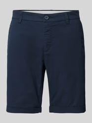 Regular Fit Bermudas Modell 'CHUCK' von Knowledge Cotton Apparel Blau - 36