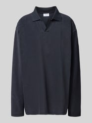 Oversized poloshirt met structuurmotief van Lindbergh - 34