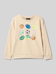 Sweatshirt mit gerippten Abschlüssen von Blue Seven - 12
