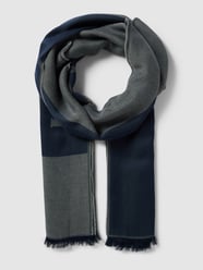 Schal mit Label-Print von JOOP! Collection Blau - 7