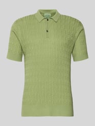 Slim fit korte mouw pullover met kasjmier in tricotlook van FTC-Cashmere - 18