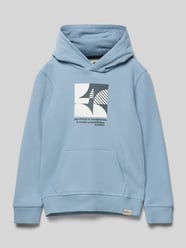 Hoodie mit Statement-Print von Garcia Blau - 9