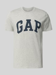 t-shirt z logo i okrągłym dekoltem od GAP - 19