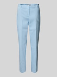 Stoffhose mit Bundfalten von comma Blau - 10