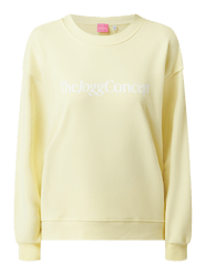 Bluza z logo model ‘Safine’ od TheJoggConcept Żółty - 25