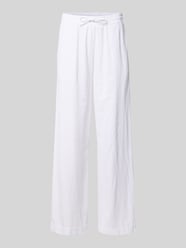 Wide Leg Pants aus Leinen-Mix mit elastischem Bund Modell 'Lava' von FREE/QUENT - 28