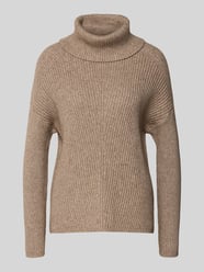 Regular fit coltrui van viscosemix, model 'KATIA' van Only Beige - 13