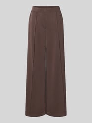 wide fit broek met viscose van COMMA - 33