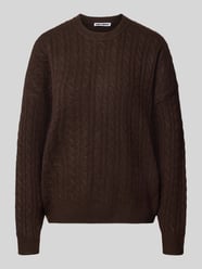 Oversized Fit Strickpullover mit Zopfmuster von REVIEW - 21