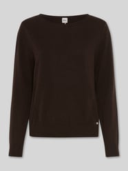 sweter krój regular fit z mieszanki żywej wełny i kaszmiru model 'Lisa' od Brax - 33