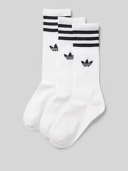 Socken mit Label-Print im 3er-Pack von adidas Originals Weiß - 3