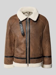 Regular Fit Jacke in Leder-Optik von Lindbergh - 16