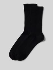 Ripp-Socken aus Bio-Baumwoll-Mix von Marc O'Polo Grau - 15