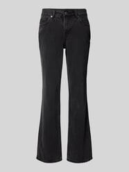 Straight Fit High-Waist-Jeans mit Nieten Modell 'FILIPPA' von Vero Moda Schwarz - 14