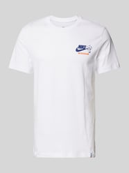 T-Shirt mit Label-Print von Nike Beige - 36