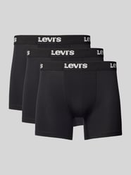 Trunks mit Label-Bund Modell 'BACK IN SESSION' im 2er-Pack von Levi's® Schwarz - 35