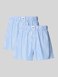 Bokserki w kroju regular fit z czystej bawełny w Zestaw 2 szt. od Lacoste - 35