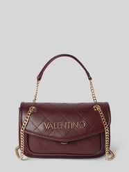 Handtasche mit Steppnähten und Label-Applikation Modell 'MANSION' von VALENTINO BAGS Bordeaux - 42