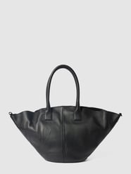 Handtas met labeldetail, model 'MICA' van Liebeskind Berlin Grijs / zwart - 32