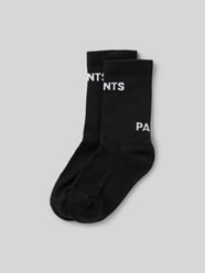 Socken mit Label-Print von VTMNTS Schwarz - 20