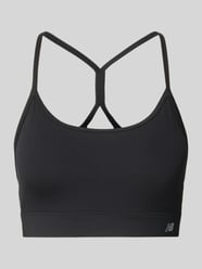 Slim Fit Sport-BH mit Logo-Print von New Balance - 25