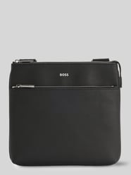 Schoudertas van echt runderleer, model 'ZAIR_S' van BOSS - 36