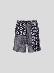 Bermuda aus reiner Viskose von MSGM Lila - 11