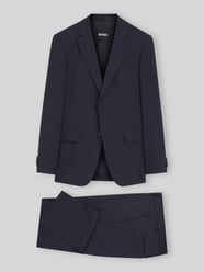 Garnitur o kroju slim fit z czystej żywej wełny model 'H-HUGE-2PCS-263' od BOSS - 16
