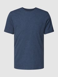 T-Shirt mit Rundhalsausschnitt Modell 'Vega' von Knowledge Cotton Apparel Blau / Türkis - 42