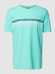 T-Shirt mit Label-Details von BOSS Green Grün - 20