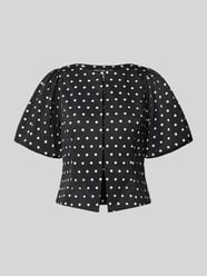 Slim Fit Bluse im Allover-Look Modell 'ANELA' von Neo Noir - 18