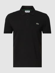 Koszulka polo o kroju regular fit z detalem z logo model ‘TAPE POLO’ od Lacoste Czarny - 27