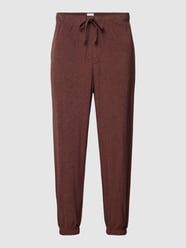 Sweatpants van badstof, model 'COZY LOUNGE' van Calvin Klein Underwear Bruin - 2