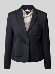 Blazer mit aufgesetzten Taschen von Tommy Hilfiger Blau - 27