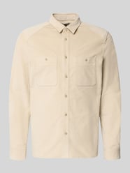 Regular Fit Hemdjacke mit Kentkragen Modell 'NOVEN' von DRYKORN Beige - 17