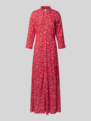 Maxikleid mit durchgehender Knopfleiste Modell 'SAVANNA' von YAS - 9