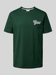 T-Shirt mit Label-Print von Gant Grün - 42