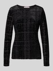 shirt met lange mouwen met structuurpatroon van Christian Berg Woman Selection - 38