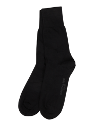 Socken aus Wollmischung im 2er-Pack  von Christian Berg Men Schwarz - 37